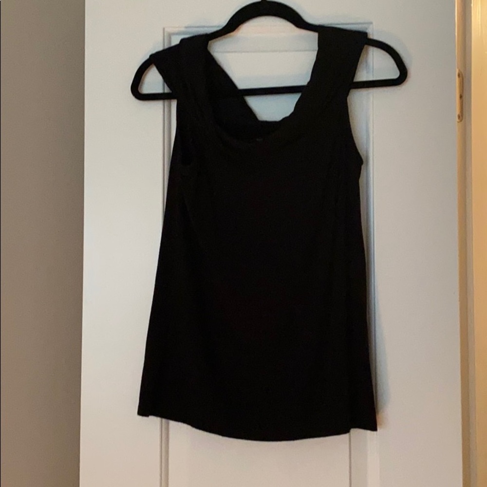 Black Banana Republic Fitted Sleevelss Top